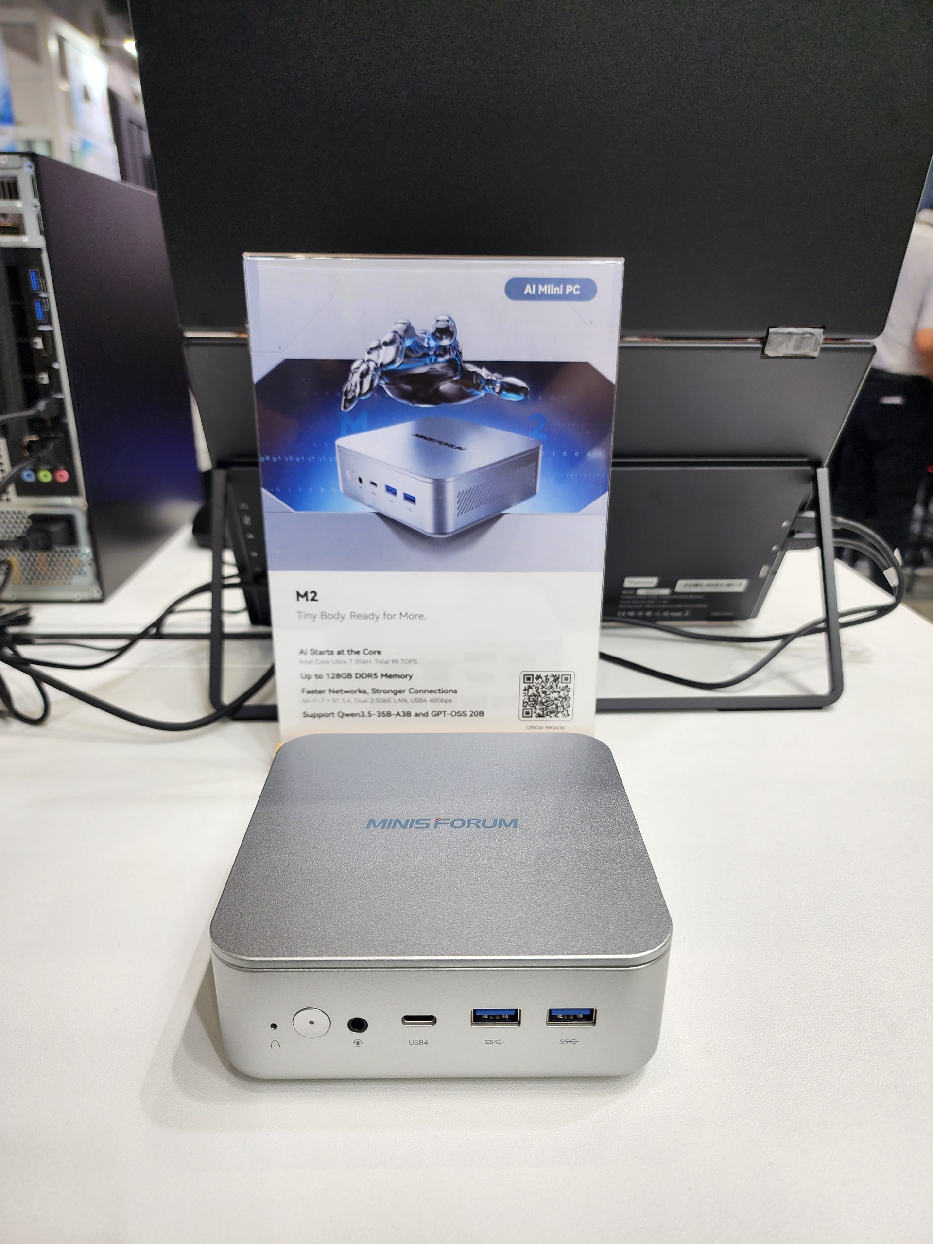 Minisforum демонструє Strix Halo та безшумні NAS "Wildcat Lake" на Computex, а також представляє нові міні-ПК з Intel Core Ultra та Core 14 Minisforum демонструє Strix Halo та безшумні NAS "Wildcat Lake" на Computex, а також представляє нові міні-ПК з Intel Core Ultra та Core 14