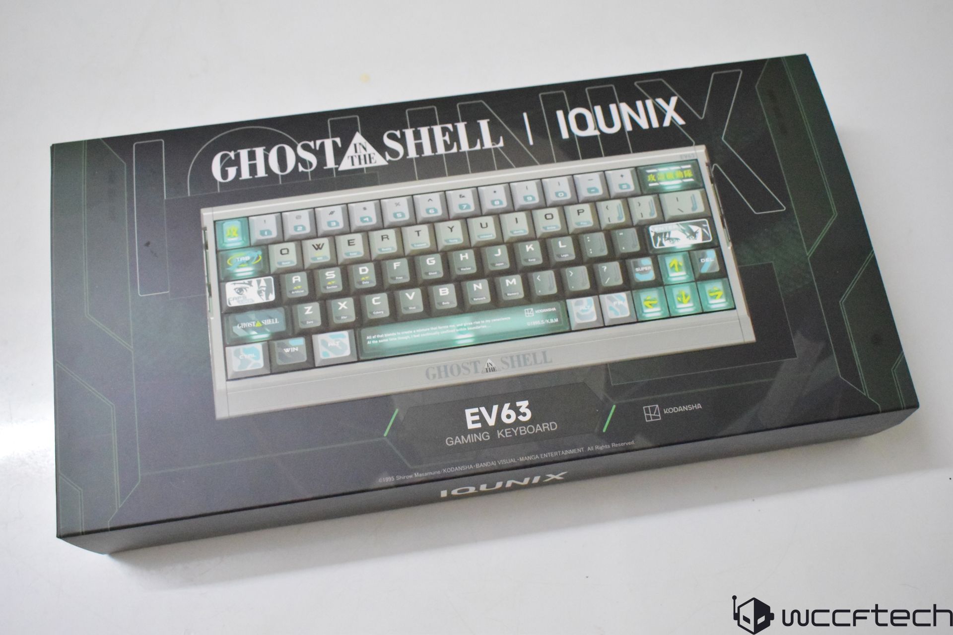 IQUNIX EV63 Ghost in the Shell: Магнітна клавіатура з приголомшливим дизайном та блискавичною продуктивністю 3
