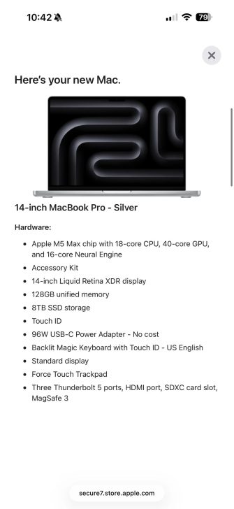 Власник MacBook Pro M5 Max зекономив $3000, обравши топову конфігурацію до подорожчання Apple 3