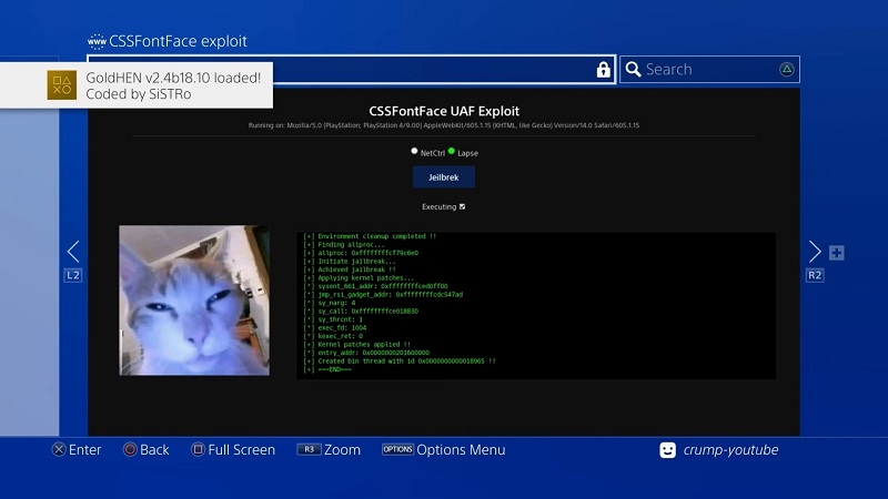  Джерело зображення: YouTube (PlayStation Hacks &amp; Exploits | Michael Crump) 