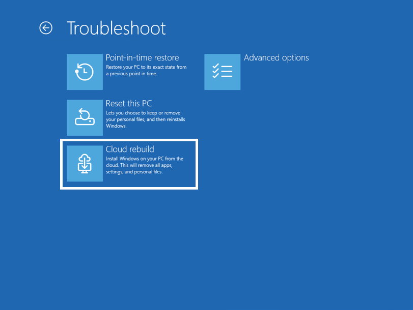 Windows 11 самовідновиться: нове відновлення з хмари без USB 2