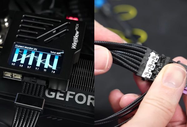 ROG Equalizer від ASUS програє звичайним роз’ємам 12V-2×6: Der8auer виявив дисбаланс струму в 4A на RTX 5090