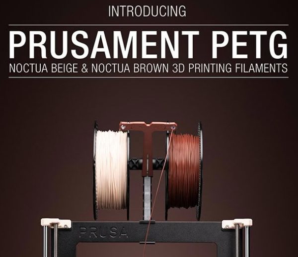 Тепер Noctua можна надрукувати вдома: Prusa випустила PETG-пластик у фірмових бежево-коричневих кольорах