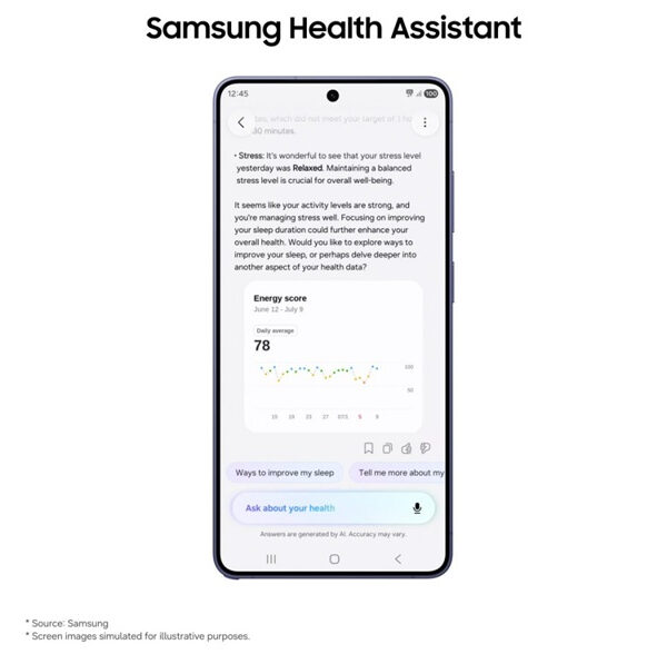 Samsung Health Assistant: ваш ШІ-помічник, що дасть відповіді на всі питання про здоров’я