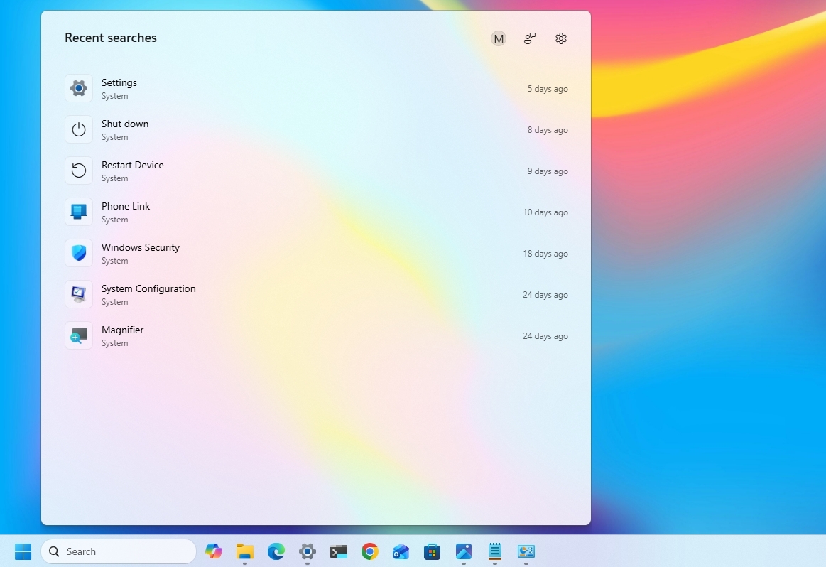 Усе, що ми знаємо про велике оновлення Windows 11 2026 (26H2), яке вийде цієї осені: зміни в меню "Пуск", панелі завдань і пошуку 8