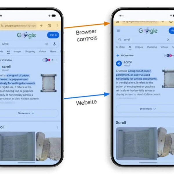 Chrome для Android став помітно плавнішим: Google позбулася половини ривків під час прокрутки