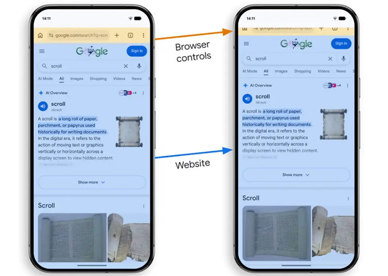 Chrome для Android став помітно плавнішим: Google позбулася половини ривків під час прокрутки
