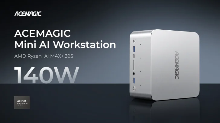 Acemagic F9A: Міні-ПК з Ryzen AI Max+ 395 та 126 TOPS обчислювальної потужності для ШІ 1 Acemagic F9A: Міні-ПК з Ryzen AI Max+ 395 та 126 TOPS обчислювальної потужності для ШІ 1