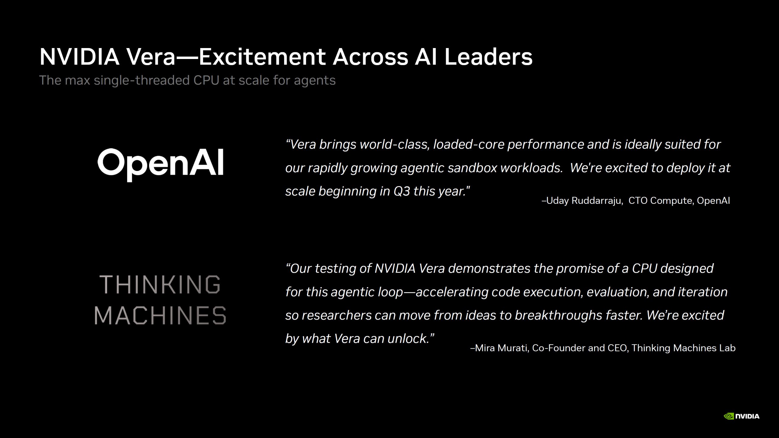 NVIDIA Vera: Нова CPU, що ламає шаблони x86, перевершуючи їх у 6 разів за швидкістю та знижуючи затримки на 40% завдяки фокусу на Agentic AI 21 NVIDIA Vera: Нова CPU, що ламає шаблони x86, перевершуючи їх у 6 разів за швидкістю та знижуючи затримки на 40% завдяки фокусу на Agentic AI 21
