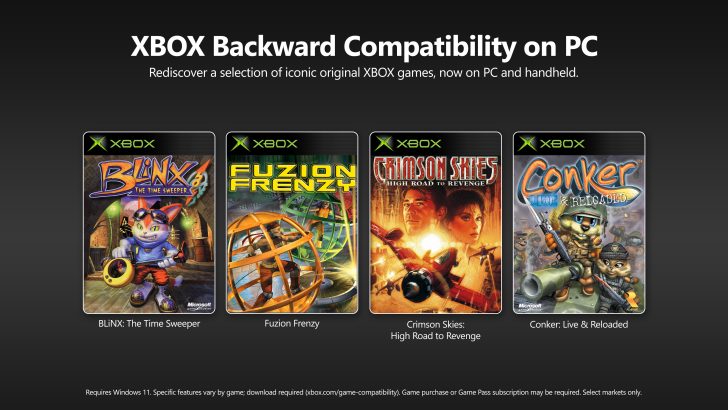 Зворотна сумісність Xbox нарешті дісталася до ПК та портативних пристроїв: Conker та BLiNX отримали друге життя з апскейлінгом у 4 рази 8