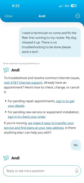 AI-манія AT&T: чому чат-бот Andi перетворює службу підтримки на пекло з "петлею смерті" 15