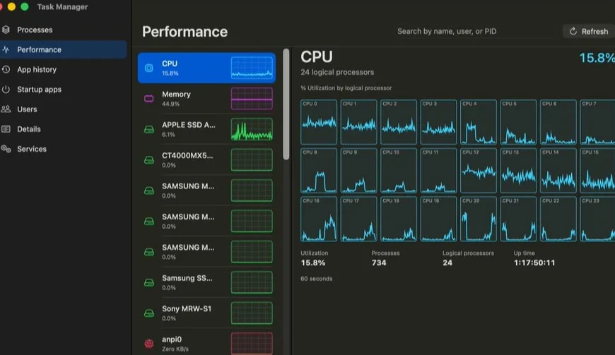 Головна 11 Bill Gates випустив альтернативу Activity Monitor для macOS