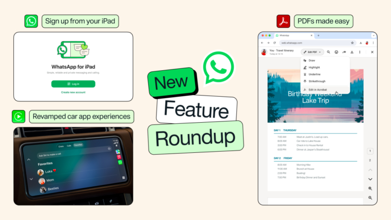 WhatsApp отримує оновлення для Apple CarPlay та Android Auto, реєстрацію на iPad та інші нововведення 1