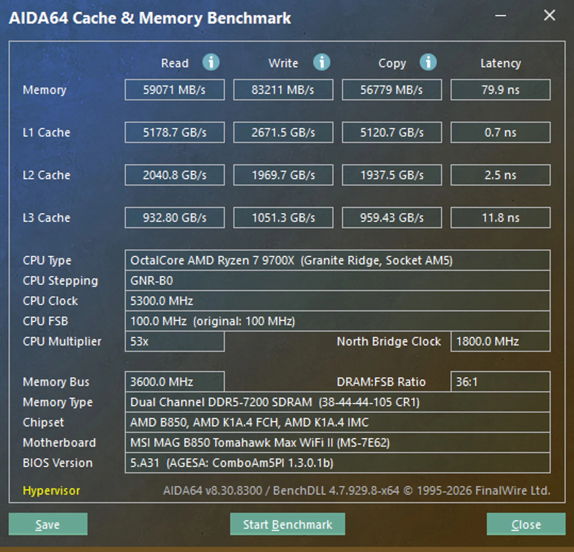 MSI MAG B850 TOMAHAWK MAX WIFI II: розвинене відчуття такту 60