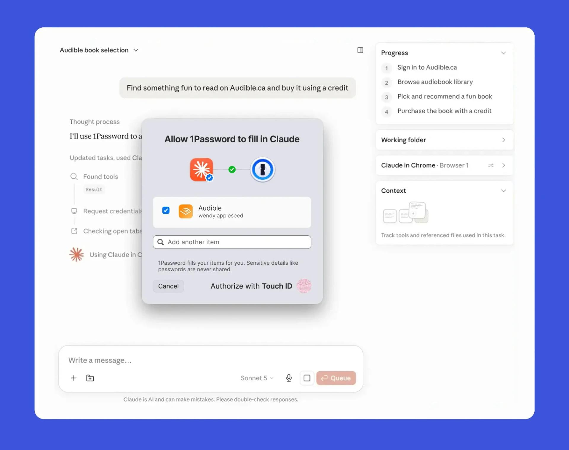 Claude: інтеграція з 1Password дозволить входити в акаунти без паролів 2