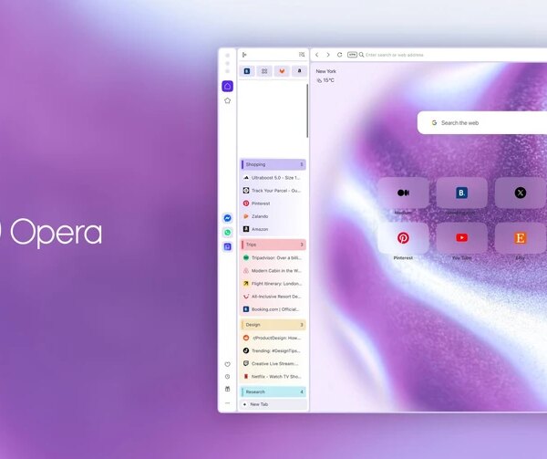 Opera One: вертикальні вкладки та інтеграція Google Lens