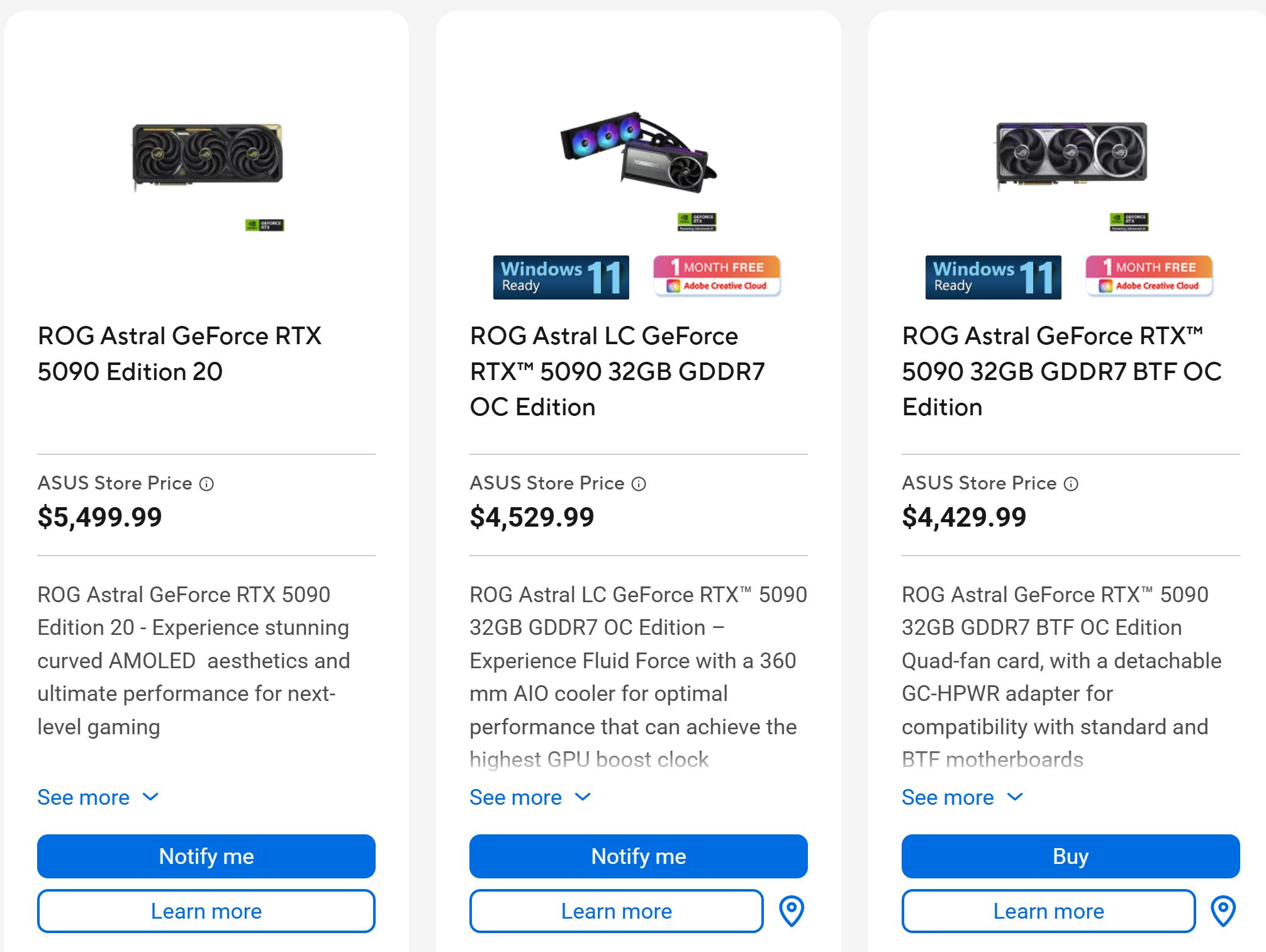 ASUS ROG Astral RTX 5090: Розкрито найдорожчу версію за $5499 2 ASUS ROG Astral RTX 5090: Розкрито найдорожчу версію за $5499 2