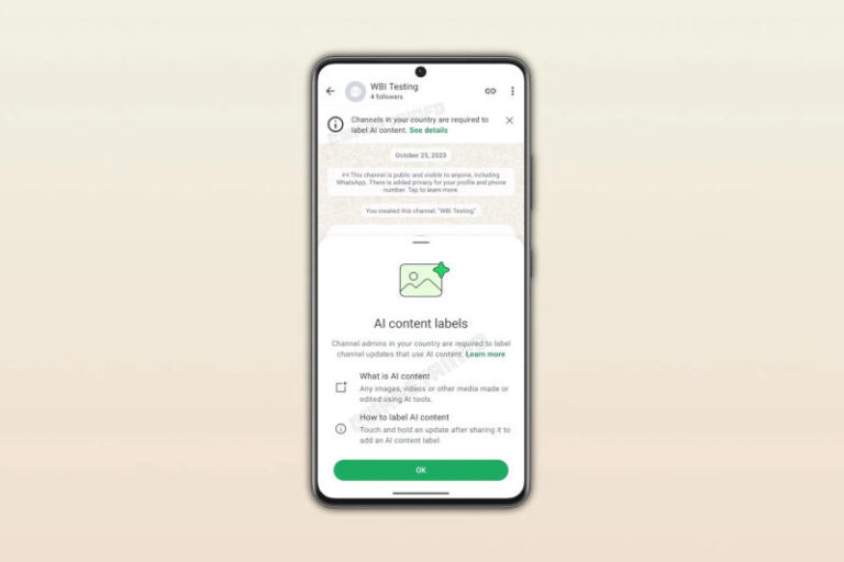 Адміністратори каналів WhatsApp скоро зможуть позначати контент, створений ШІ 2