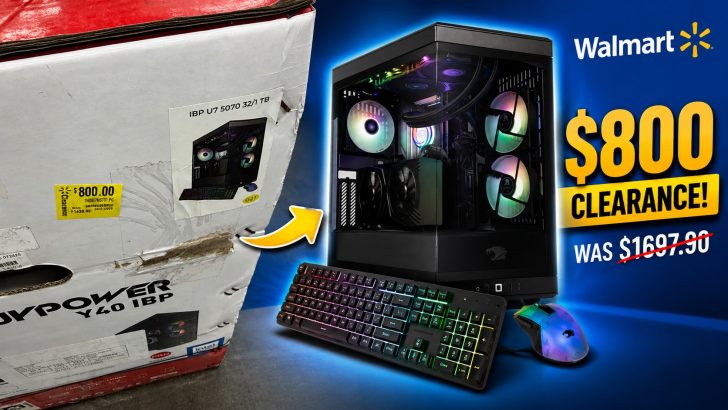 Reddit-користувач знайшов у Walmart ПК з RTX 5070 від iBUYPOWER за $800 зі знижкою $1100 1