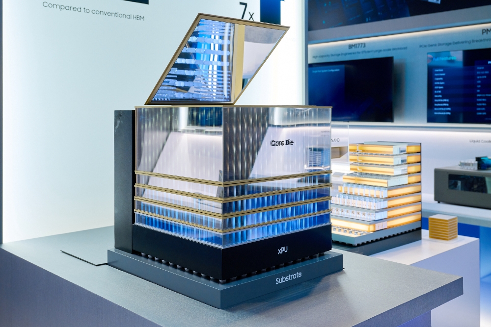 Samsung долає "стіну" пам'яті та сховища: 400+ шарів V10 BV-NAND та zHBM, що розміщує HBM безпосередньо на ШІ-чіпах 3 Samsung долає "стіну" пам'яті та сховища: 400+ шарів V10 BV-NAND та zHBM, що розміщує HBM безпосередньо на ШІ-чіпах 3