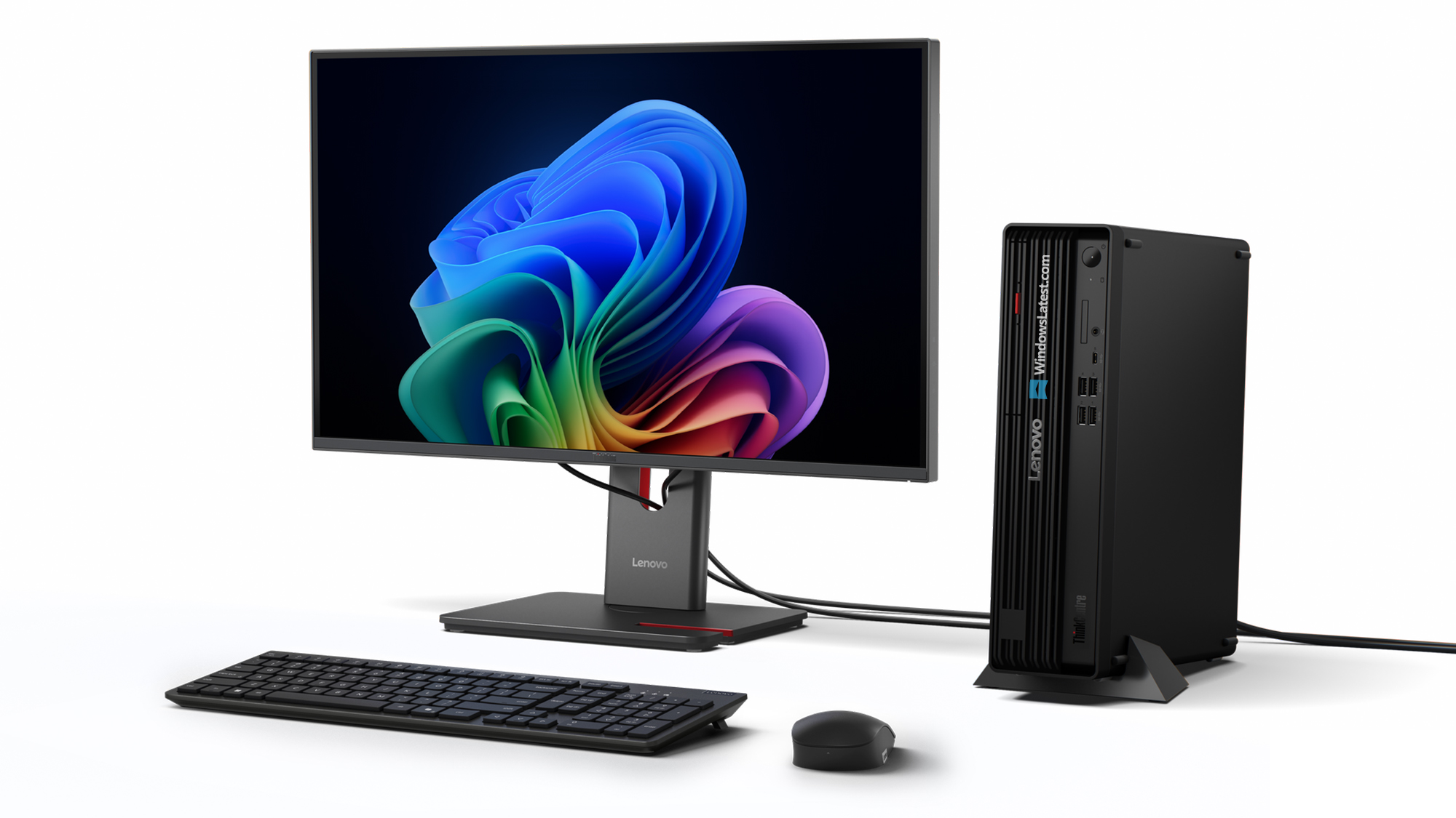 Настільний комп'ютер ThinkCentre M75s з аксесуарами для монітора