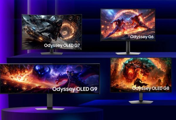 Samsung презентував чотири нові Odyssey OLED та 1100 Гц G6