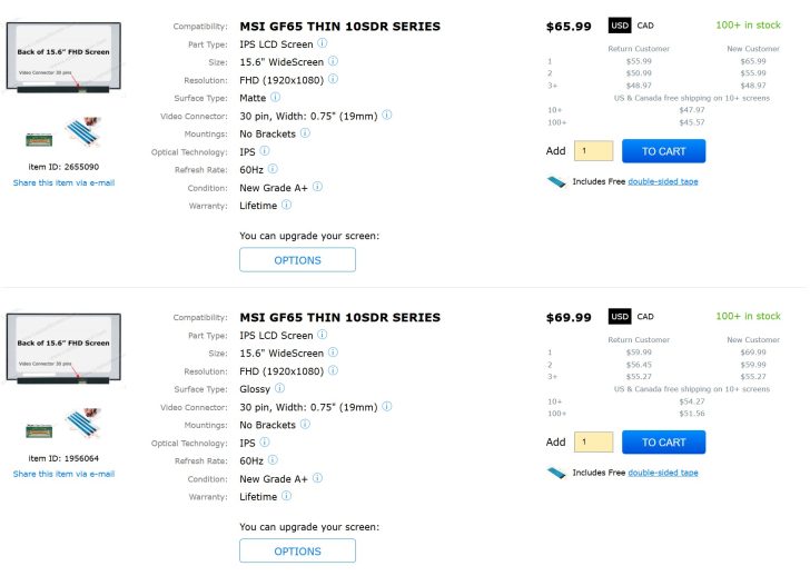 Власник ігрового ноутбука MSI: сервіс обміняв екран 144 Гц на 60 Гц, але це неможливо 2