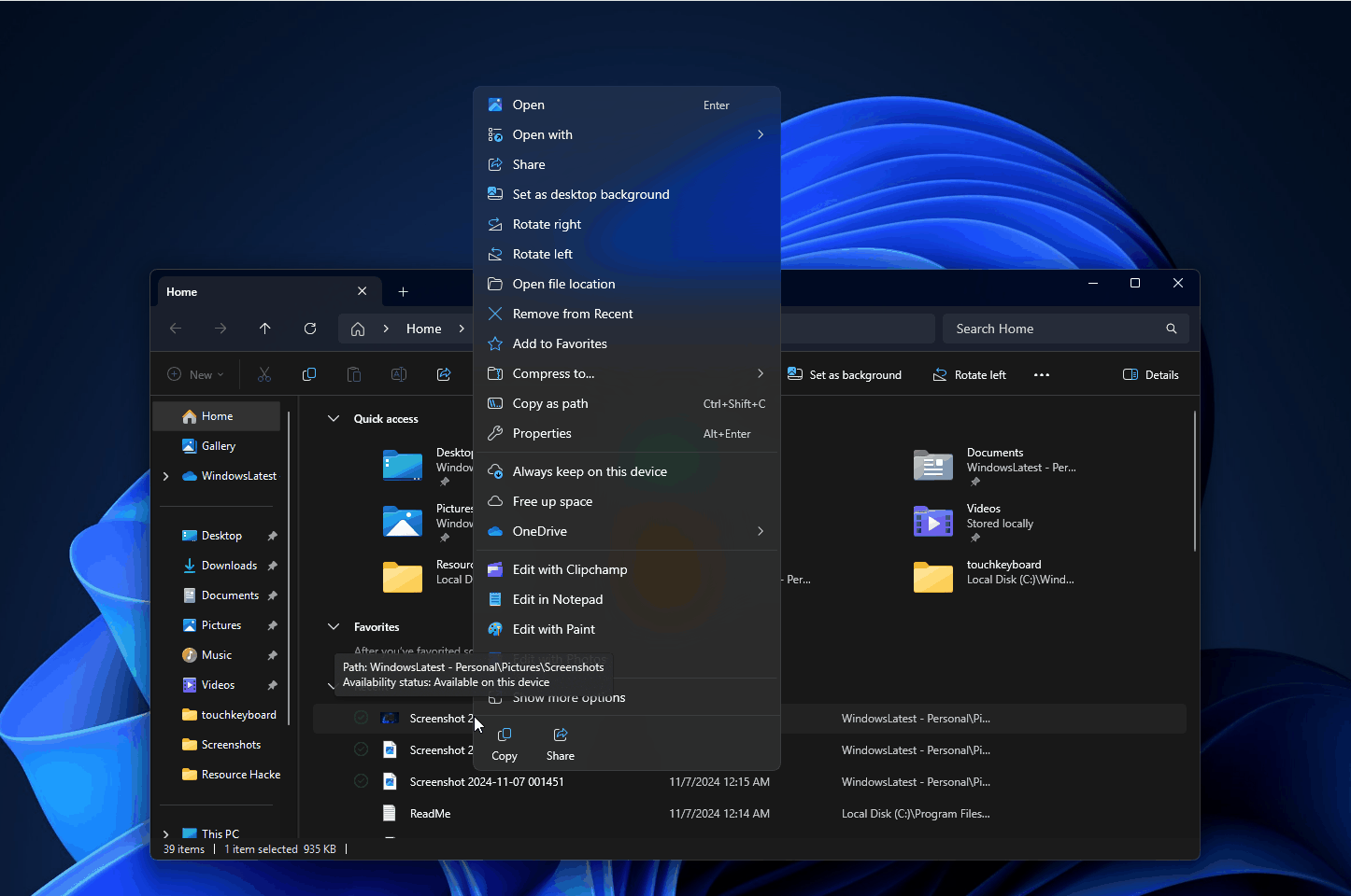 Microsoft визнає слабкість меню правої кнопки миші у Windows 11 та обіцяє покращення 5 Безлад у контекстному меню Windows 11