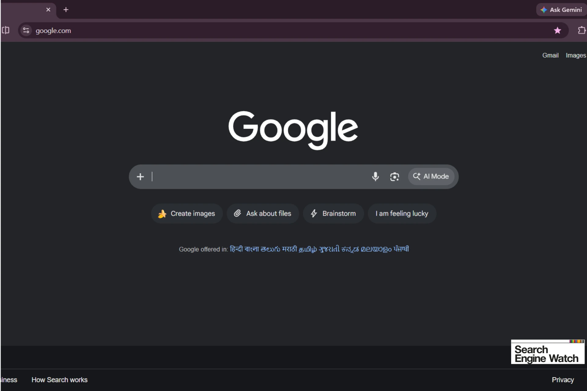 Google замінив кнопку пошуку на головній сторінці на три опції зі штучним інтелектом 3