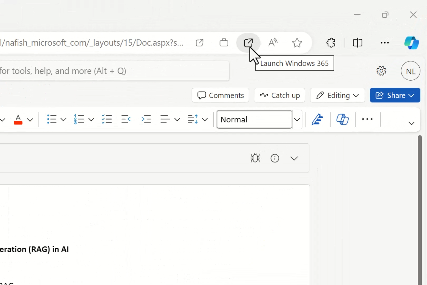 Запустити Windows 365 через Copilot OS