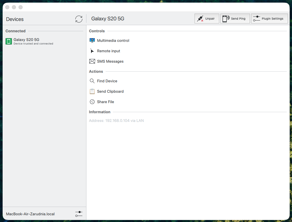 KDE Connect та інші методи для синхронізації Android і Mac 2 KDE Connect та інші методи для синхронізації Android і Mac 2