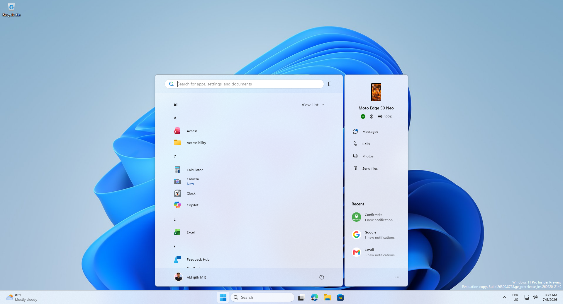 Windows загубився на тлі успіху Azure та LinkedIn 6 Прекрасний макет меню «Пуск»