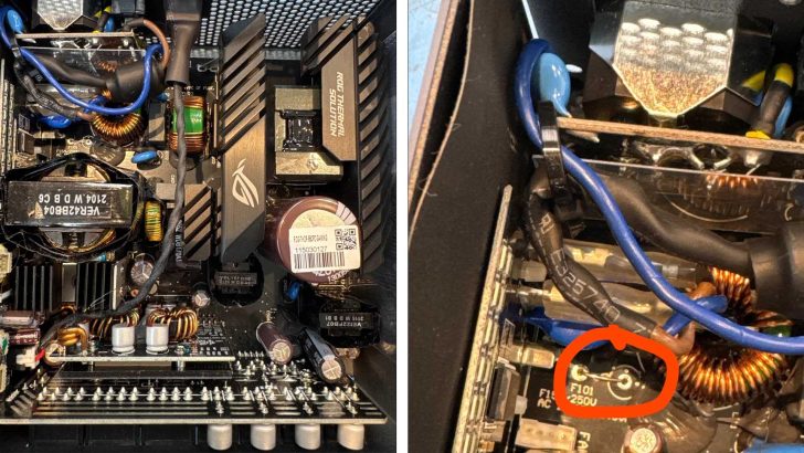 ASUS ROG Strix PSU повернувся з ремонту з обійденим запобіжником 2