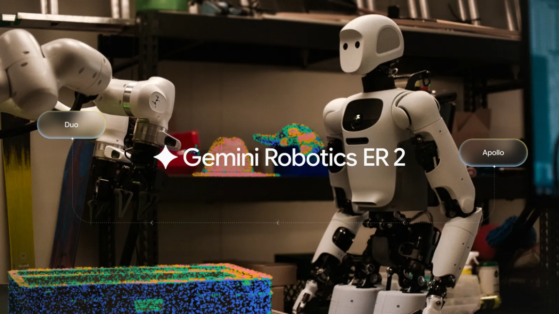 Google презентувала Gemini Robotics 2.0 для кращої спритності та безпеки 2 Google презентувала Gemini Robotics 2.0 для кращої спритності та безпеки 2