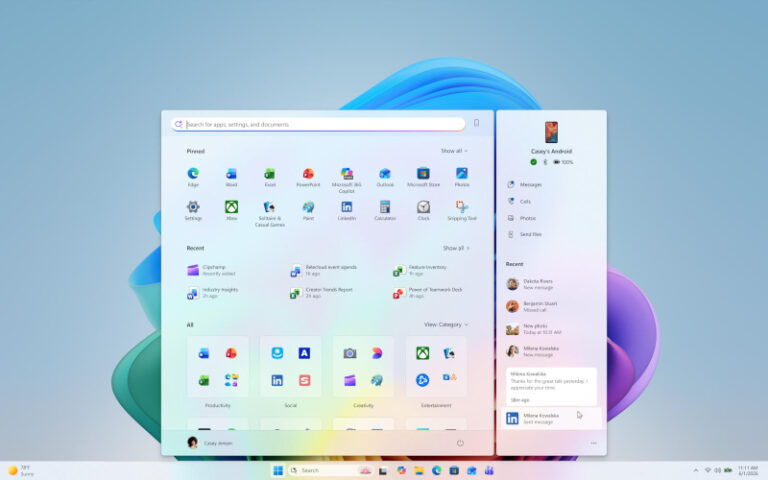Microsoft тестує розширений показ сповіщень з Android-пристроїв у Windows 23 Microsoft тестує розширений показ сповіщень з Android-пристроїв у Windows 11