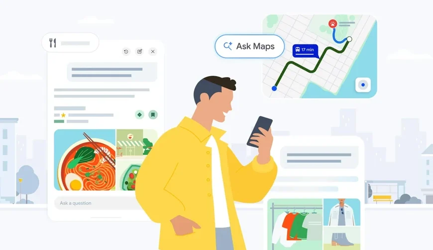 Головна 11 Google Maps інтегрував ШІ-агента для замовлення їжі та відстеження транспорту