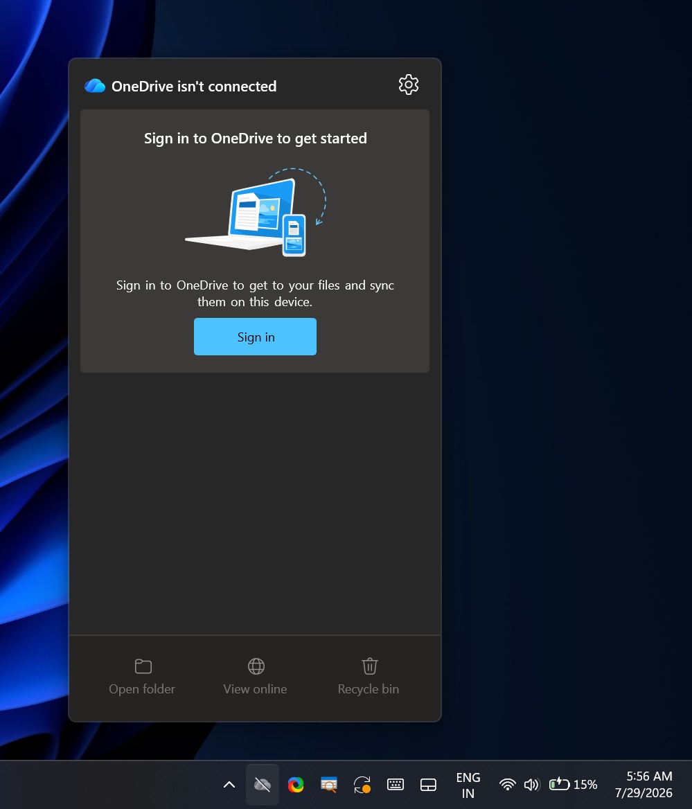 OneDrive sync client