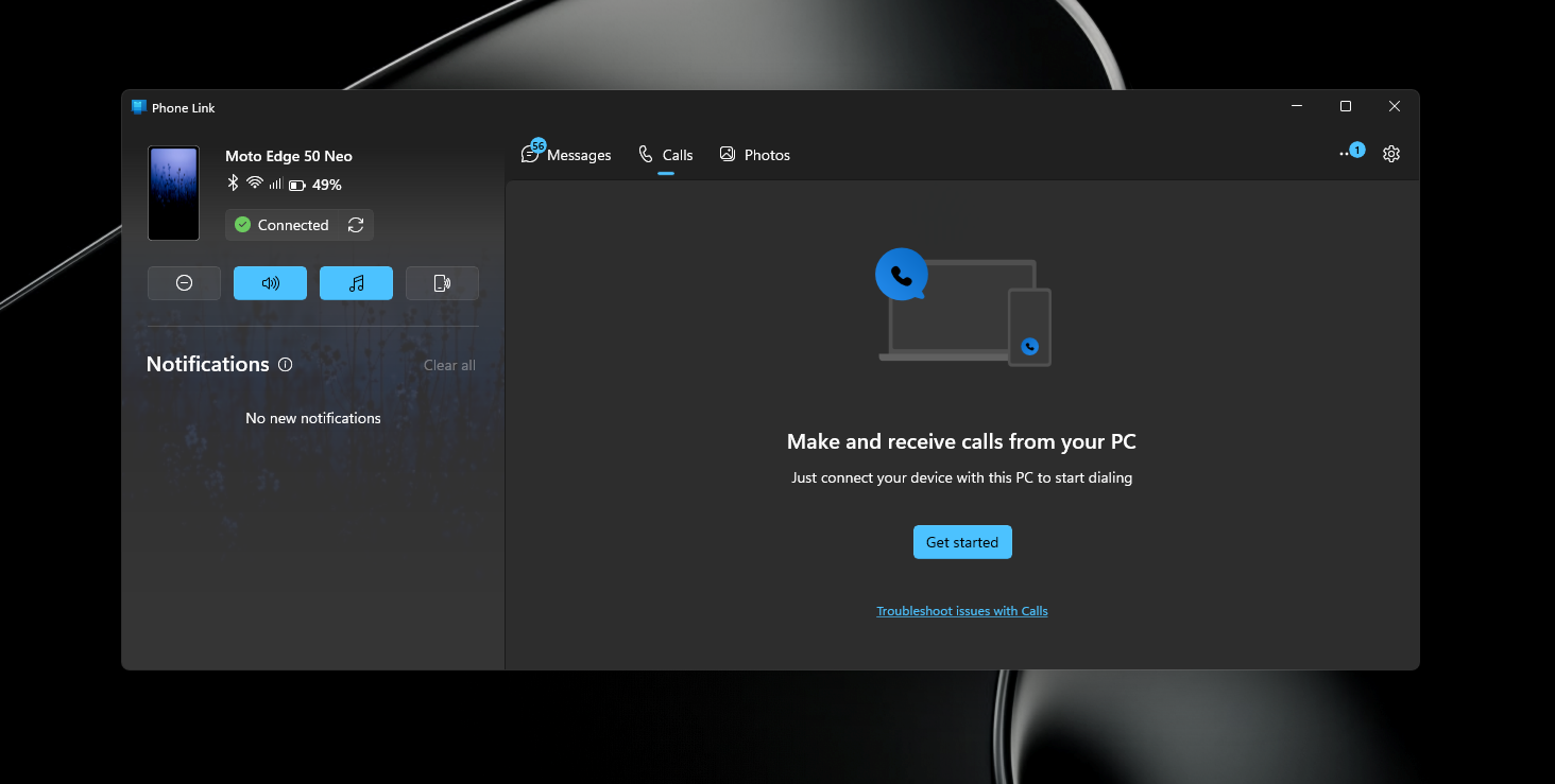 Make calls from your PC with Phone Link