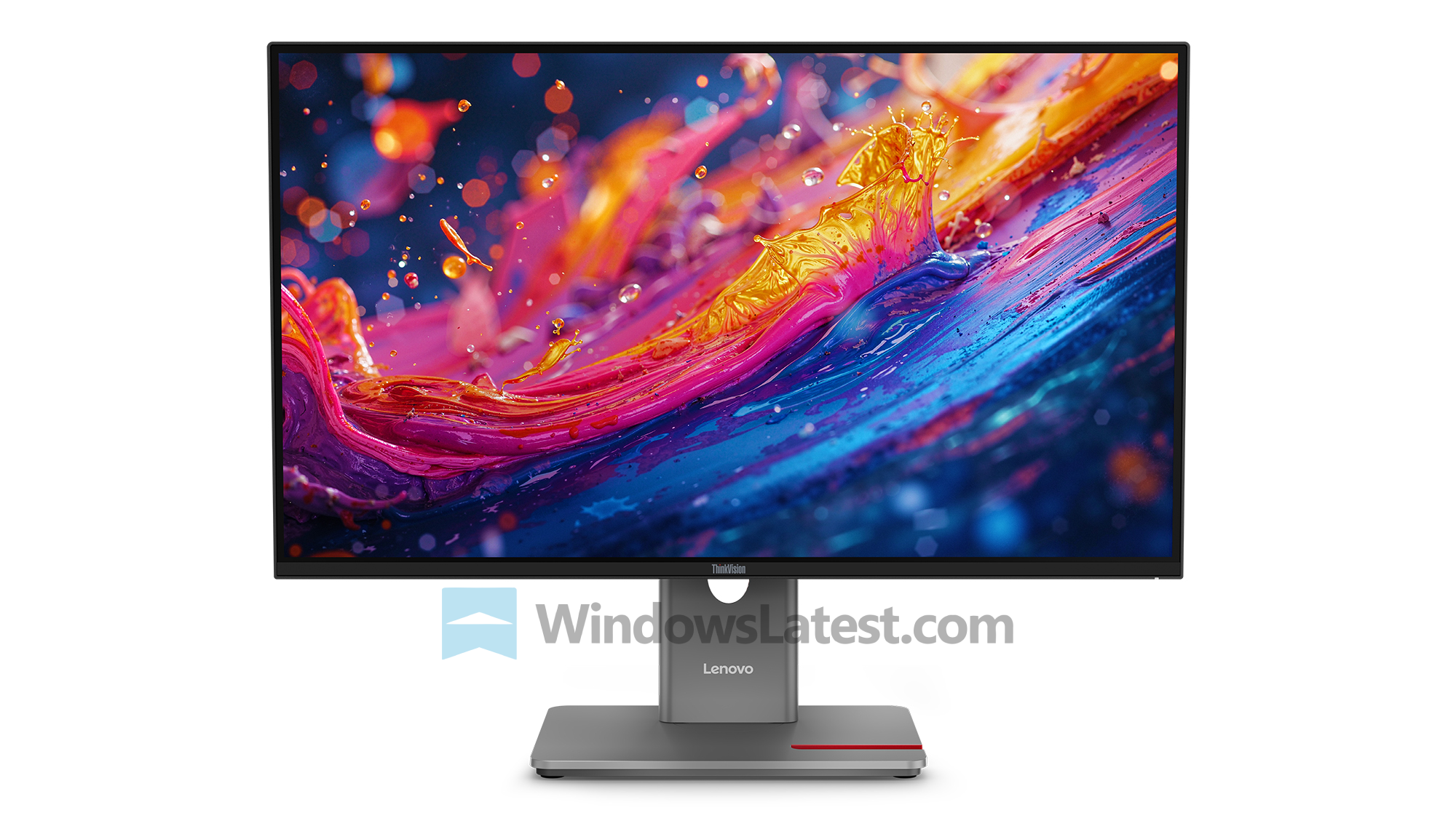 Фронтальний вигляд Lenovo ThinkVision p27ul