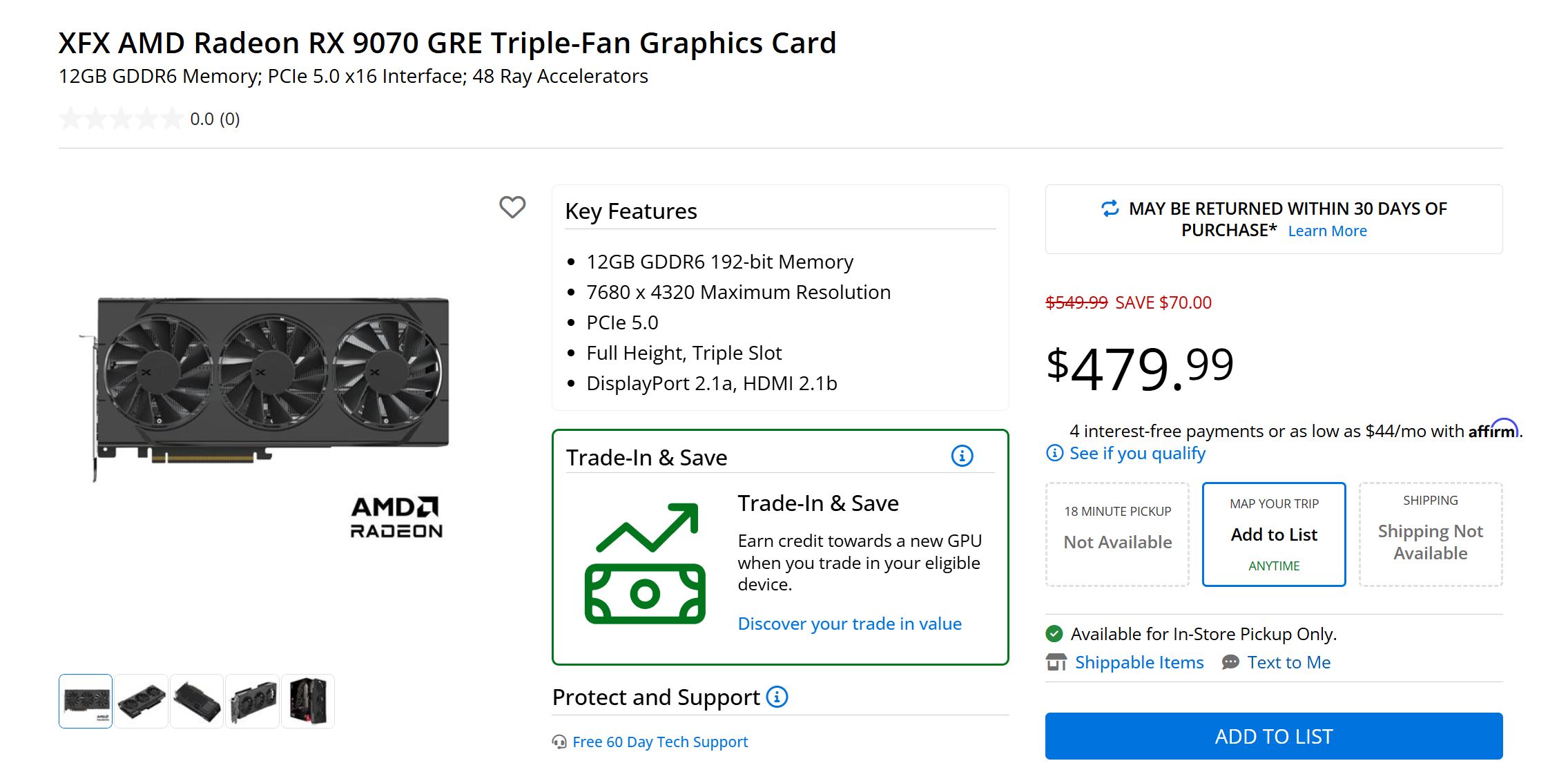 Radeon RX 9070 GRE від AMD падає до $479 в Micro Center, поки "RAMpocalypse" змушує ціни на інші відеокарти зростати на 40% 2