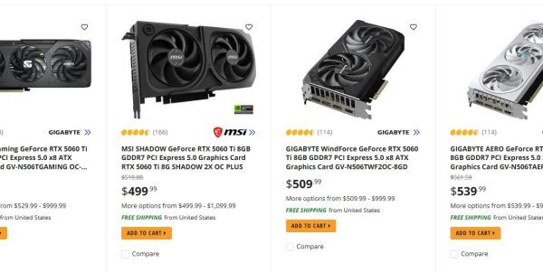 Користувач придбав RTX 5060 Ti за $242, коли ринкова ціна сягає $500