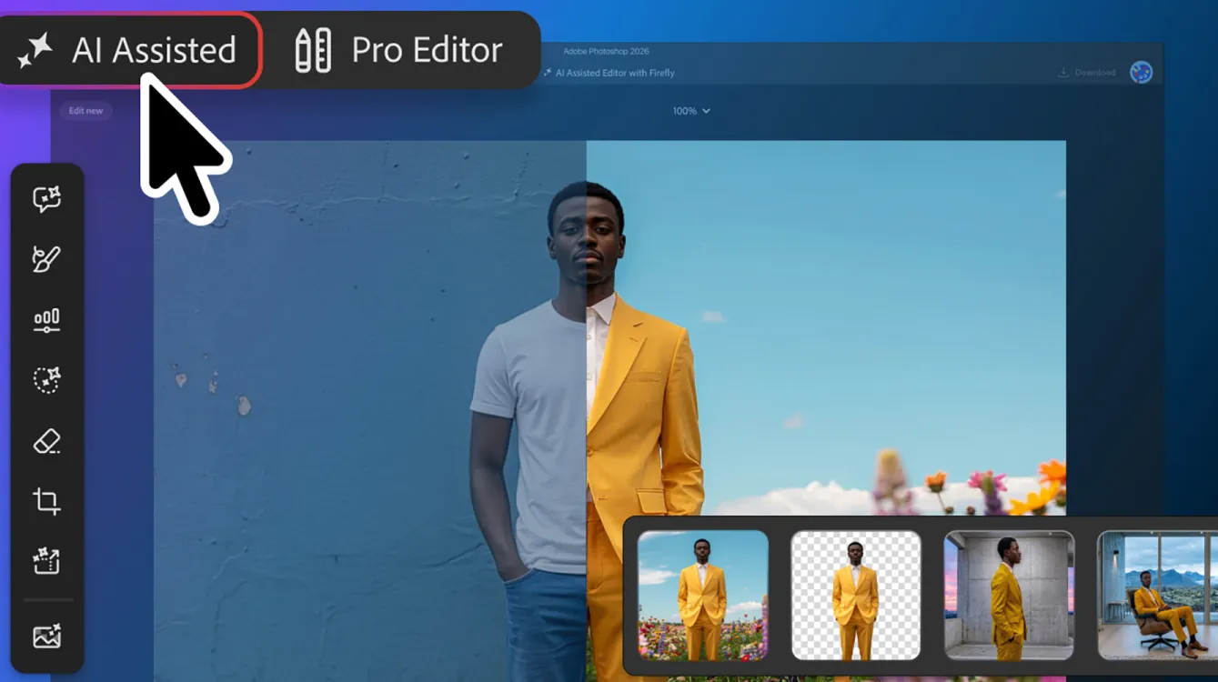 Photoshop навчився редагувати світлини за текстовими запитами 1