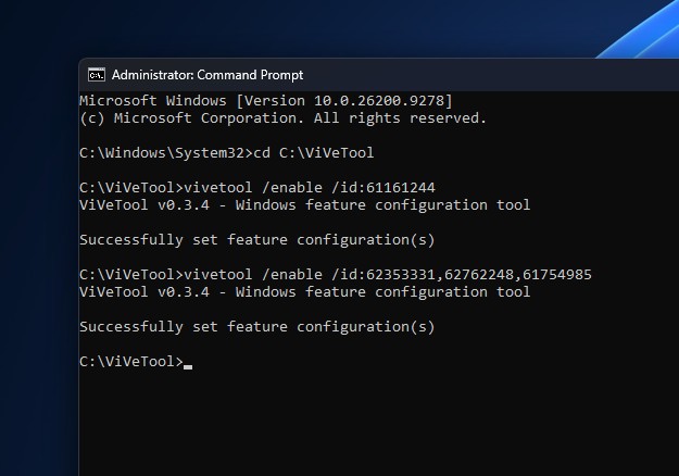 Усі ID ViVeTool для активації функцій серпневого необов'язкового оновлення Windows 11