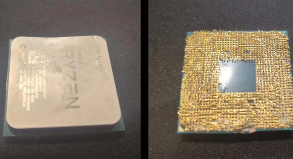 eBay: Покупець намагався обманути з неіснуючою доставкою Ryzen 5 3600X, повернувши процесор зі зламаними пінами