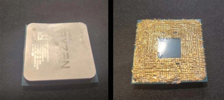eBay: Покупець намагався обманути з неіснуючою доставкою Ryzen 5 3600X, повернувши процесор зі зламаними пінами 1