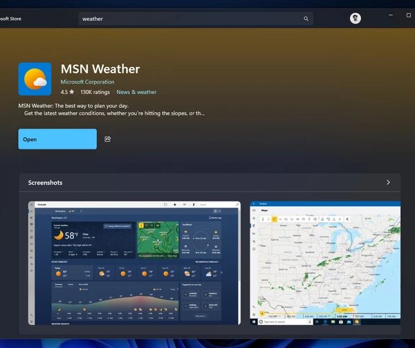 Windows 11 Weather App Uses 5X More RAM Than macOS Version