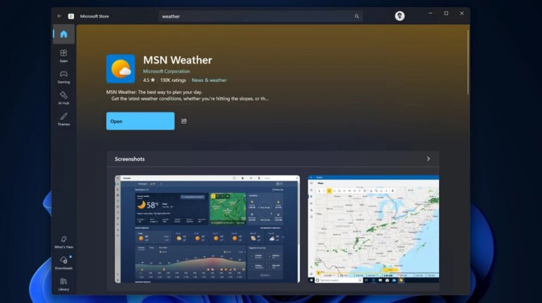 Windows 11 Weather App Uses 5X More RAM Than macOS Version 3 Windows 11 Weather App Uses 5X More RAM Than macOS Version 3