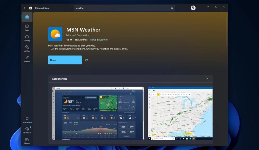 Головна 2 Windows 11 Weather App Uses 5X More RAM Than macOS Version