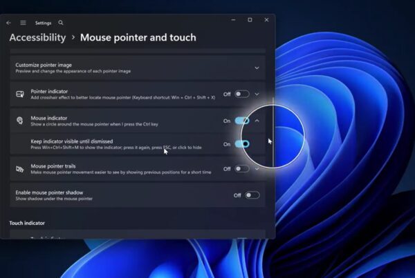 Windows 11 оновлює показник миші, незмінний від часів Windows XP
